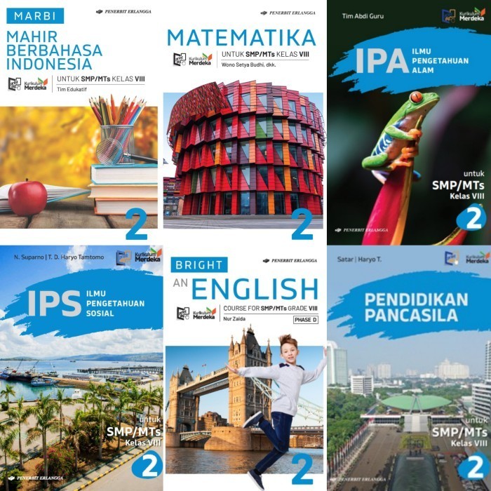 

BUKU PAKET KURIKULUM MERDEKA UNTUK SMP/MTS KELAS 8 PENERBIT ERLANGGA