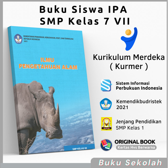 

Buku Paket IPA Kelas Kls 1 7 VII SMP Kurikulum Merdeka Kurmer Kumer