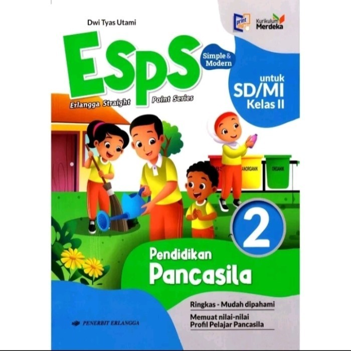 

buku esps pendidikan Pancasila untuk kelas 2 SD kurikulum merdeka