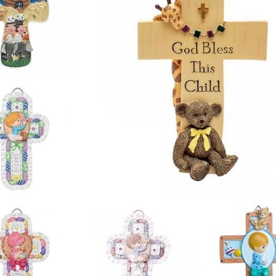 Pajangan Salib Dinding Untuk Kamar Anak / Dekorasi Hiasan Gantung Salib Kristen Kado Rohani