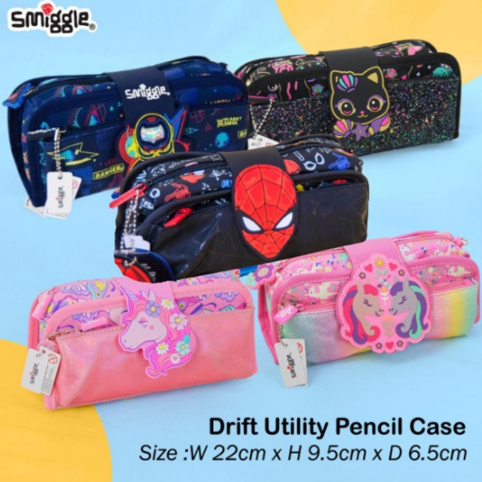 

SMIGGLE utility pencil case threefold/ lipat 3 SMSPC