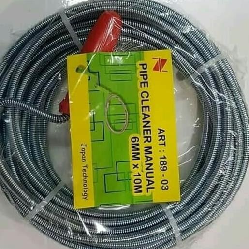 Kawat Alat Pembersih Pipa Mampet 10 Meter Saluran Air Mampet Nankai