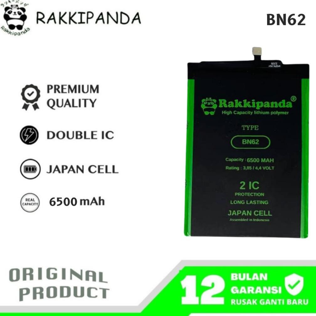 (PROMO) RakkiPanda - BN62 Redmi 9T / Poco M3 Batre Batrai Baterai