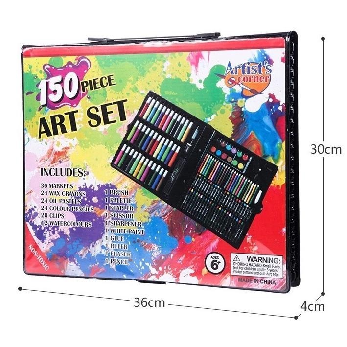 

PENSIL WARNA 150PCS - ALAT MENGGAMBAR ANAK SET CRAYON COLOURING SET 150PCS ART