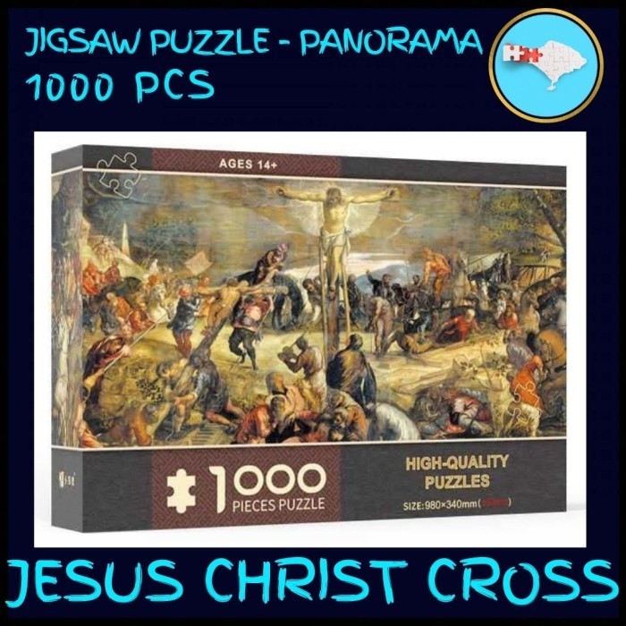 Aru Panorama Jigsaw Puzzle 1000 Pcs - Jesus Christ Cross