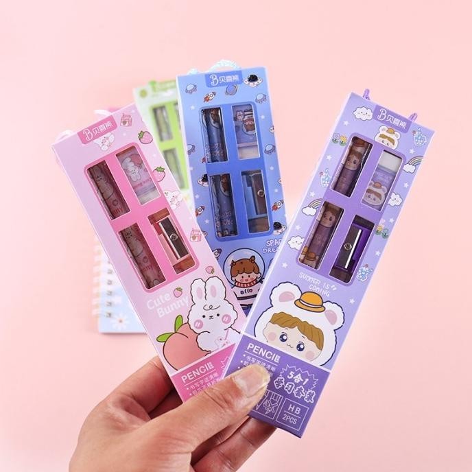 

GROSIR 30pcs set stationery paket alat tulis sekolah anak hadiah hamp KS88