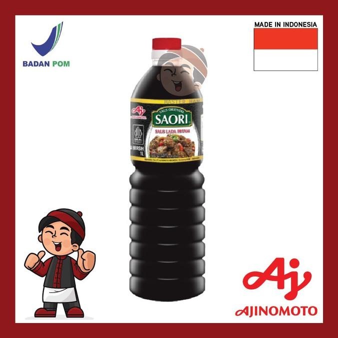 

Saori Saus Lada Hitam 1L / 1000ml H85S