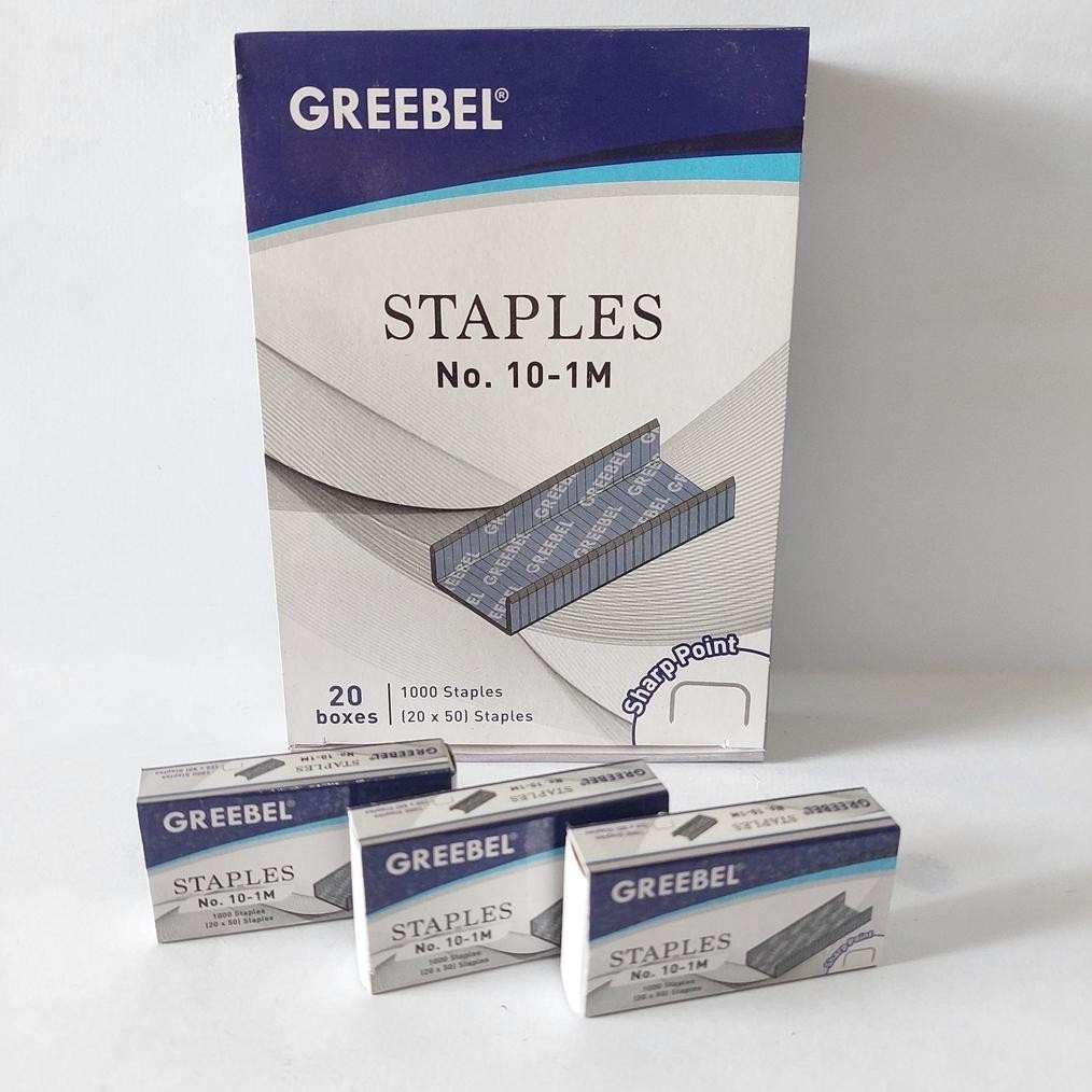 

Satu Pack ( 10 Box Kecil ) Isi Staples Kecil No. 10 Murah Gratis Ongkir