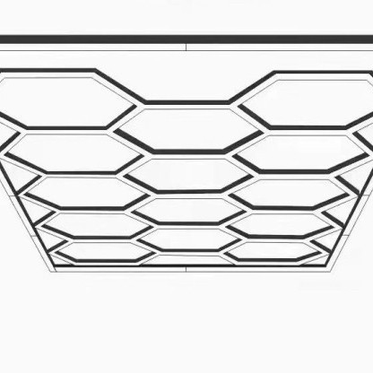 Hexagonal Honeycomb Led Lamp Lampu