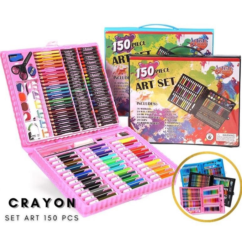 

Crayon Art Set Isi 150Pcs //Ready Stock (Cod)