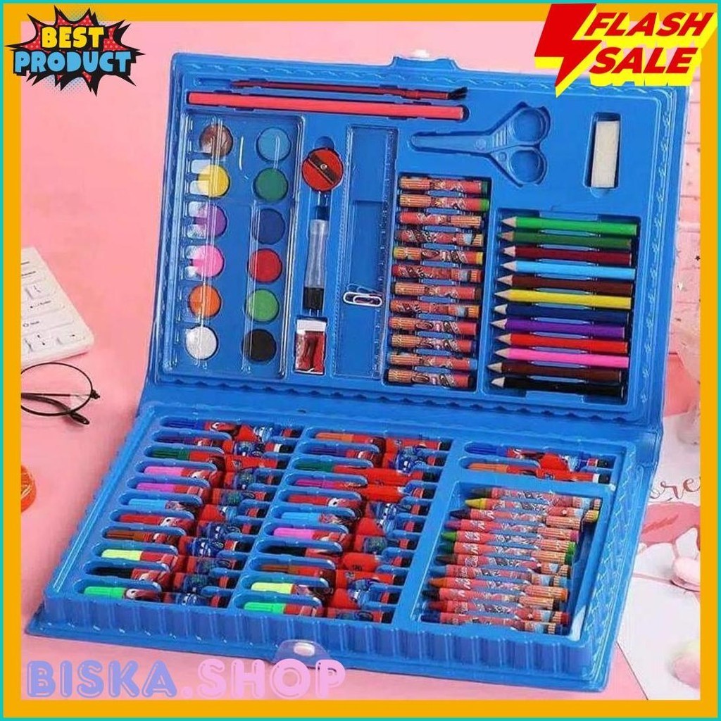 

Crayon Anak Set Koper 86 Pcs In 1 Krayon Pensil Warna Mewarnai Anak (Cod)