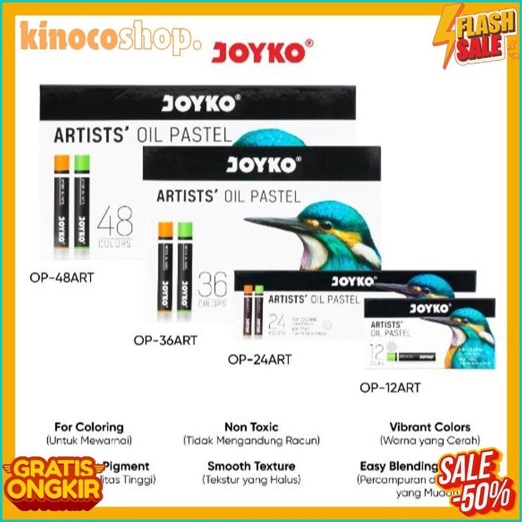 

Joyko Crayon Artists Oil Pastel Krayon Minyak Joyko Op-Art Warna Colors (Lagi Viral)