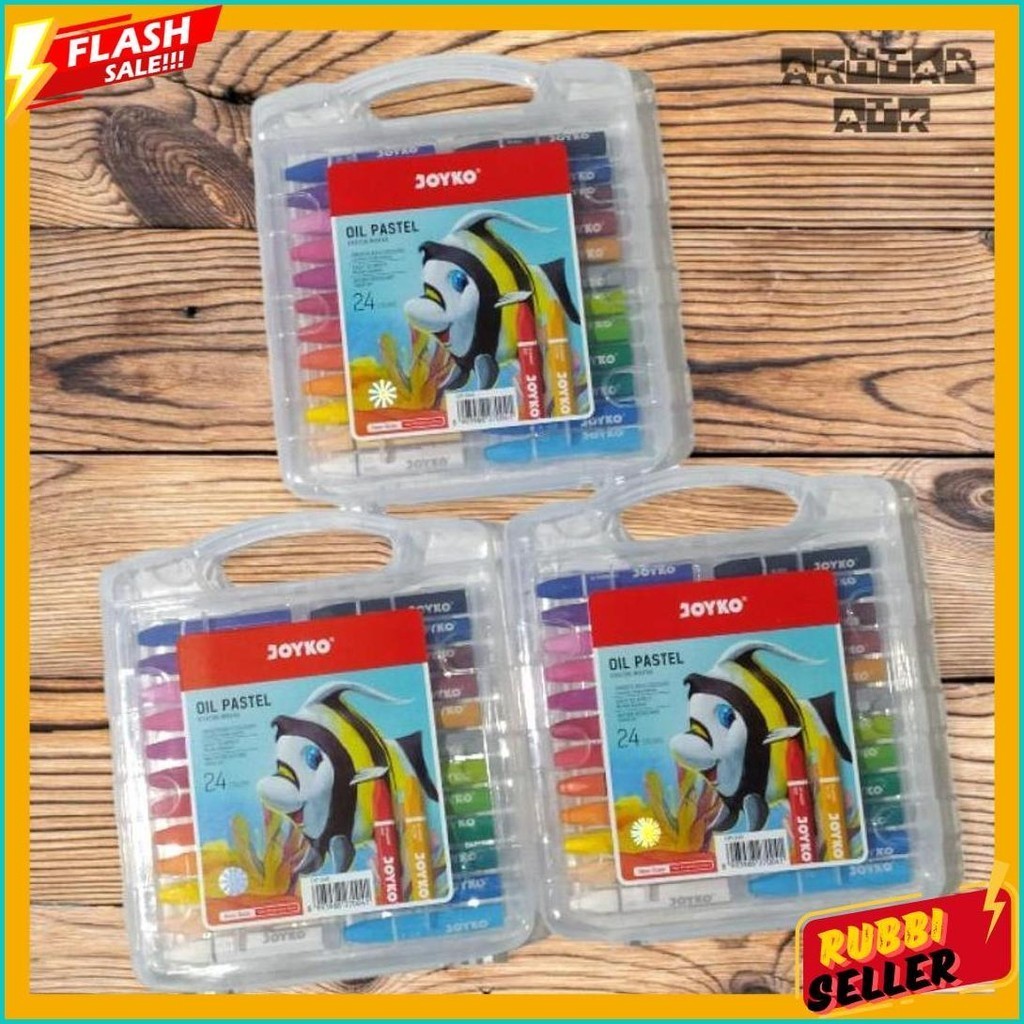 

Crayon Joyko 24 Warna / Oil Pastel Joyko 24 Colors (6.6)