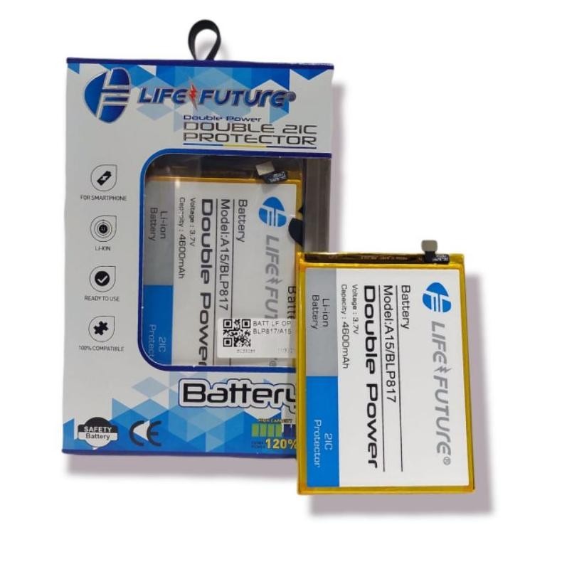 (PROMO) BATRE DOUBLE POWER LF OPPO A15 / BLP817