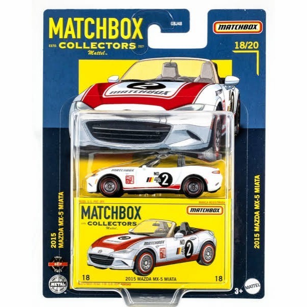 Ane 965N 2015 Mazda Mx-5 Miata Matchbox Collectors Diecast Mobil