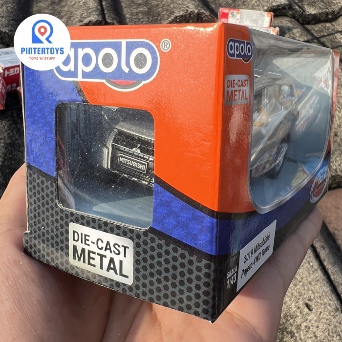 Ane Apolo Msz 2019 Mitsubishi Pajero 4Wd Turbo Silver Mobil Diecast Svvi