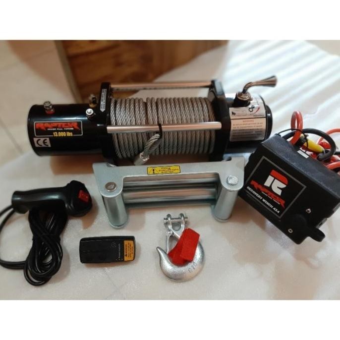 Big Promo [Promo] Winch Raptor 13000Lbs Kapasitas 6 Ton