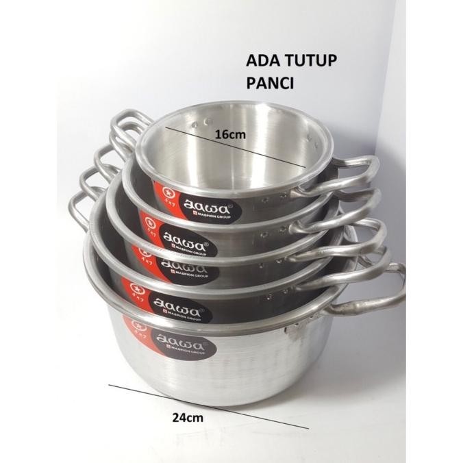 MASPION PANCI JAWA SET 5PCS/ PANCI ALUMINIUM 16-24CM / DANDANG