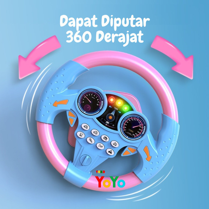 

Mainan Setir Mobil Anak Setiran Edukasi Bayi Laki Laki Perempuan Lucu