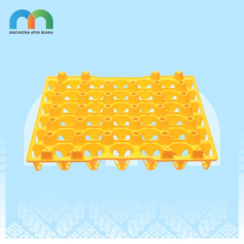Medion Egg Tray Plastik Besar Kuning