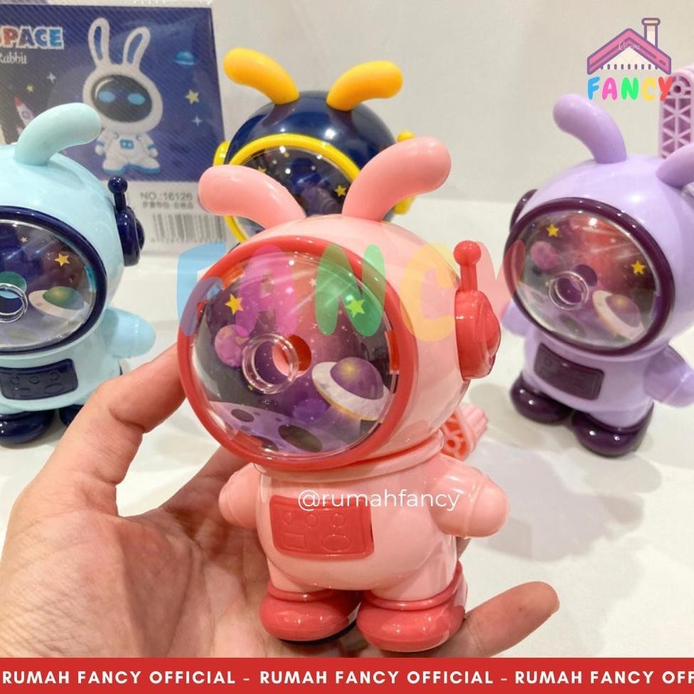 

AZQ-16 Serutan Rautan Meja Putar Fancy Karakter Anak Lucu Aneka Bentuk ASTRONOUT 18126 Rabbit Astronout Kelinci Astronot Unik Lucu Murah Hemat