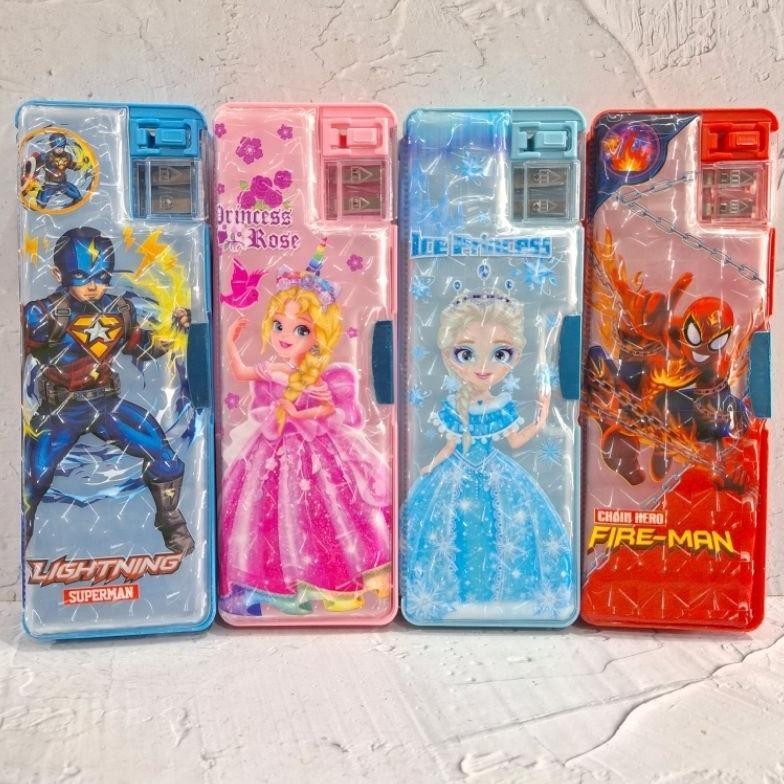 

Cuci Gudang (12 Pcs) Kotak Pensil Magnet Jc-H24004/6A-36 Frozen/Marvel/Rabbit/Dino/Space 6A-36 Motif Animasi Rabbit Space Dino Gratis Ongkir