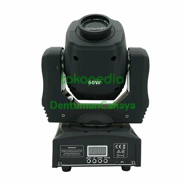 Harga Promo Mini Moving Head Beam Gobo 60W Lampu Panggung Studio Cafe