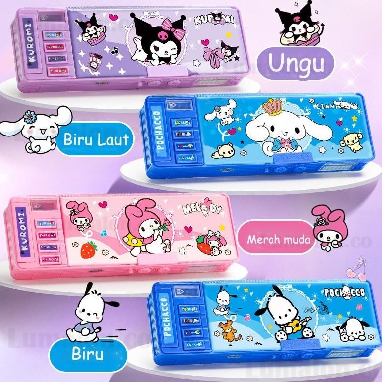 

Mumer Password Kuromi Sandi Kotak Pensil Tempat Pensil Boneka Lucu Berkapasitas Besar Tempat Pensil Lapis Ganda Multifungsi Rautan Pensil Tempat Pensil Berkapasitas Besar Cod
