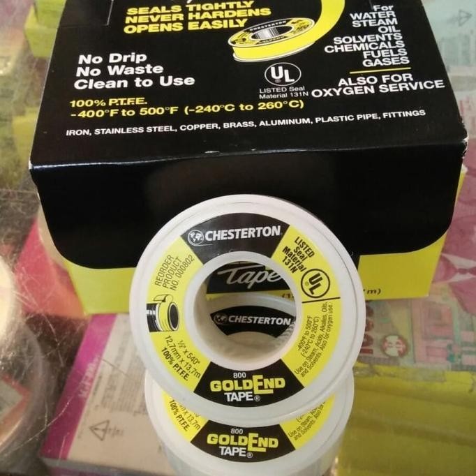 Seal Tape Chesterton/Tahan Panas/Oil