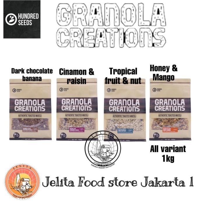 

Granola Creations Hundred Seeds 1kg K02