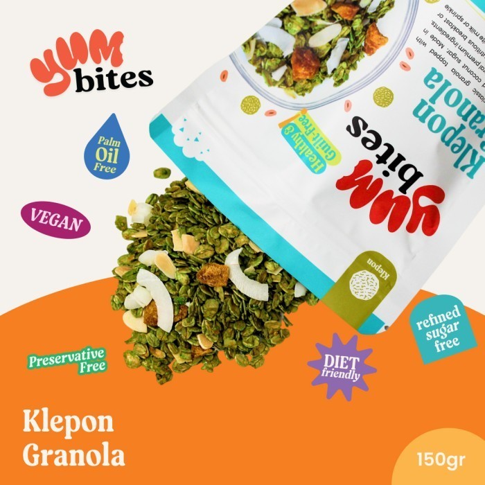 

YumBites Klepon Granola - Sereal Cemilan Diet Snack Makanan Sehat K02