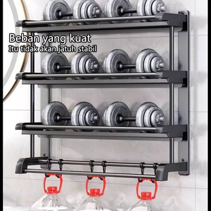 Rak Kamar Mandi Rak Handuk Rak Dinding Kamar Mandi Stainless Steel