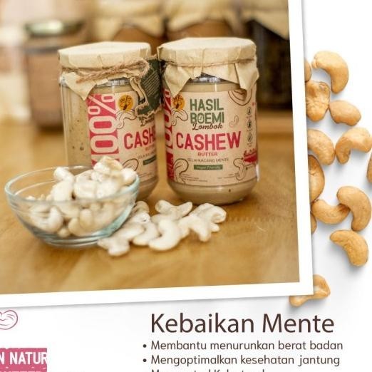 

Paket Cashew Butter & Peanut Butter (Organik) - Selai Kacang Mete / Mente & Selai Kacang Tanah