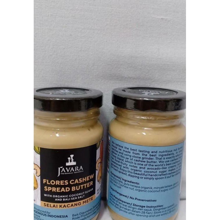 

Javara - Flores Cashew Spread Butter (Selai Kacang Mete) - 130 Gr
