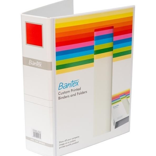 

Bantex Insert Post Pipe Binder 2 Ring 6Cm A4 White