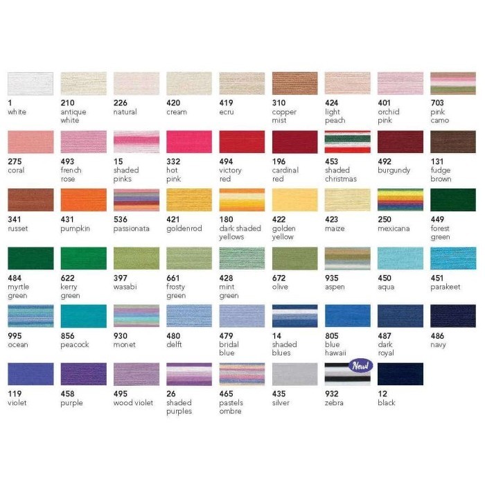 Aunt Lydia'S Warna No 0995