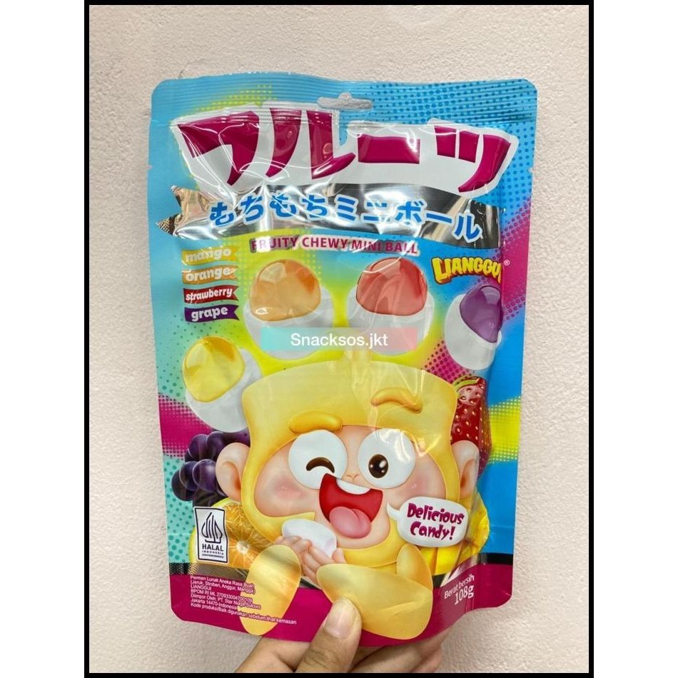

Lianggui Fruity Chewy Mini Ball Candy