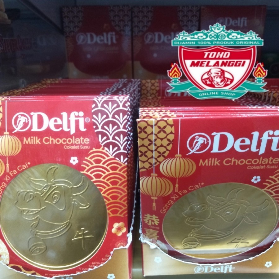 

Delfi Coin Hold Milk Chocolate Imlek 25 gr | Gong Ci FA Cai