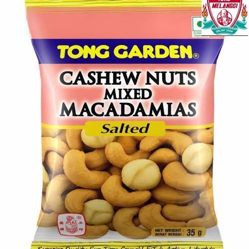 

Tong Garden Salted Cashew Nuts Mixed Macadamias Kacang Mede Macadamia