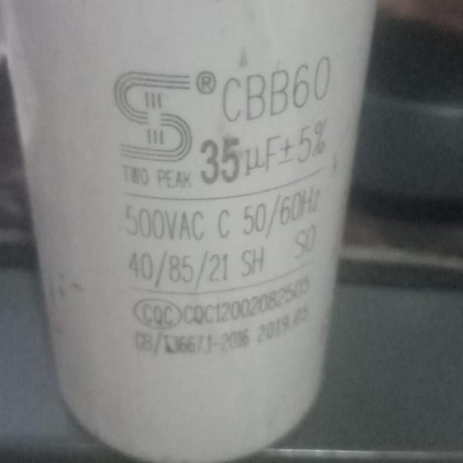 Kapasitor Pompa Cnp Ori / Kapasitor 35Mf / Kapasitor Pompa Air