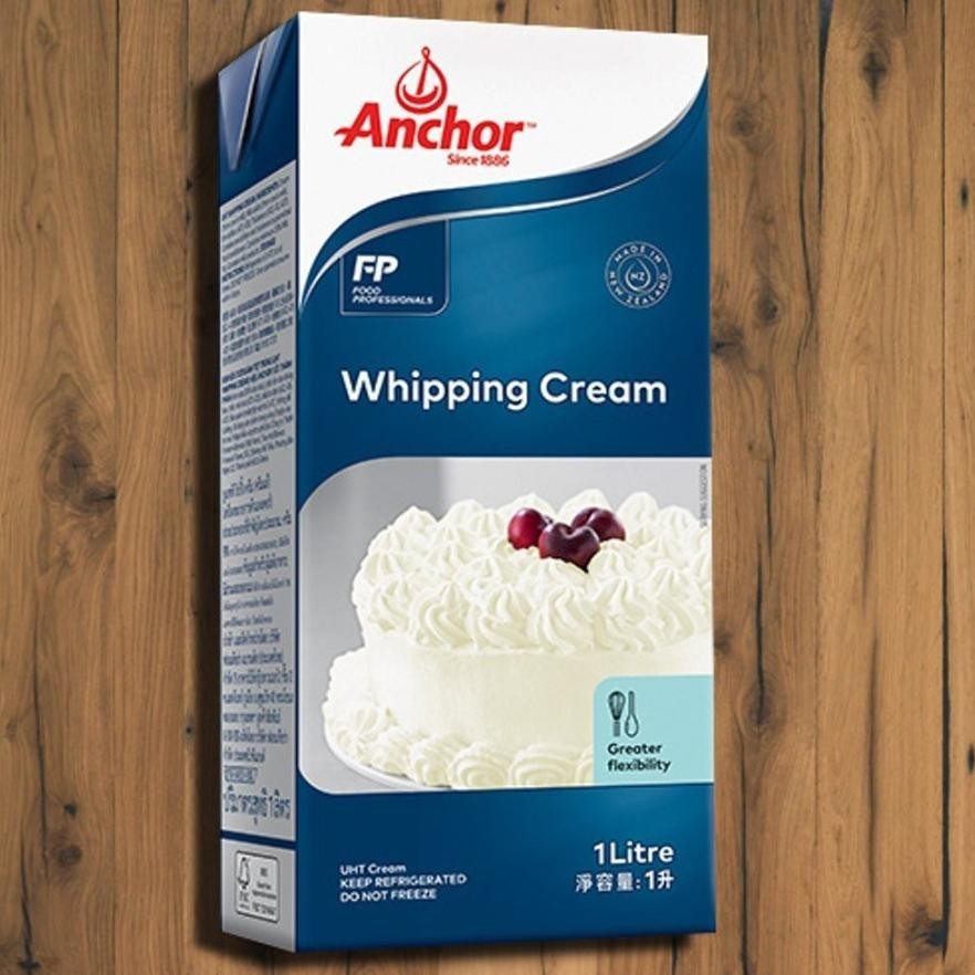 

(DISKON) Whipping Cream - Anchor Whip Cream 1liter -- Sameday / Instant ONLY