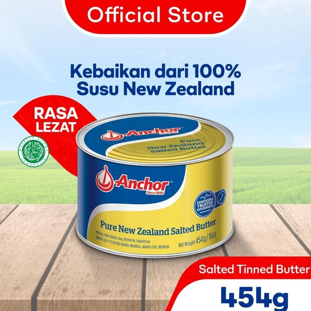 

(DISKON) Anchor Salted Butter 454g - Mentega Asin New Zealand