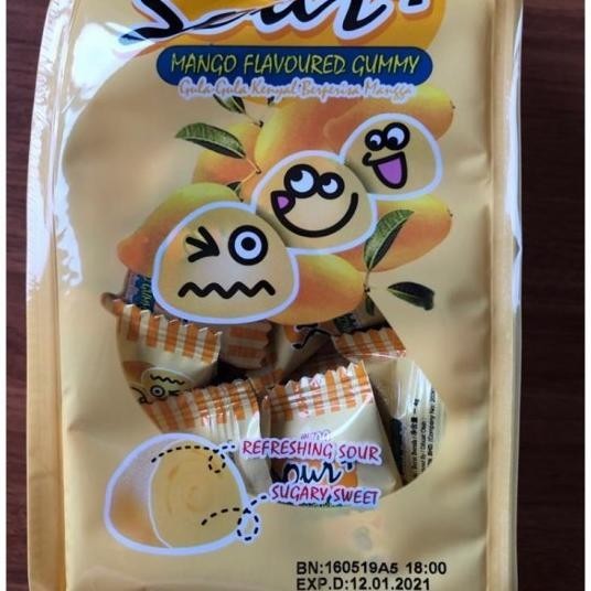

Permen Asam Lot 100 Sour + Gummy Mangga/ Permen Kenyal 25Pcs (100Gr )