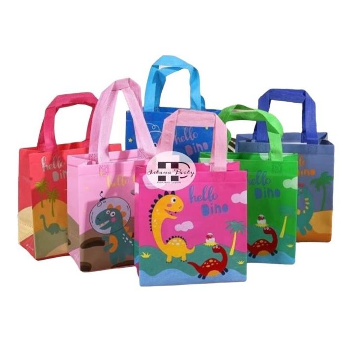 

Produk Unggulan] Tas souvenir ulang tahun / Goodie bag / tas ulang tahun dinosauru-S
