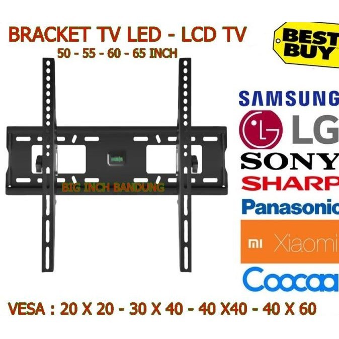 TERBARU - BRACKET TV 50 - 55 - 60 - 65 INCH - BRAKET TV LED 60 - 65 INCH