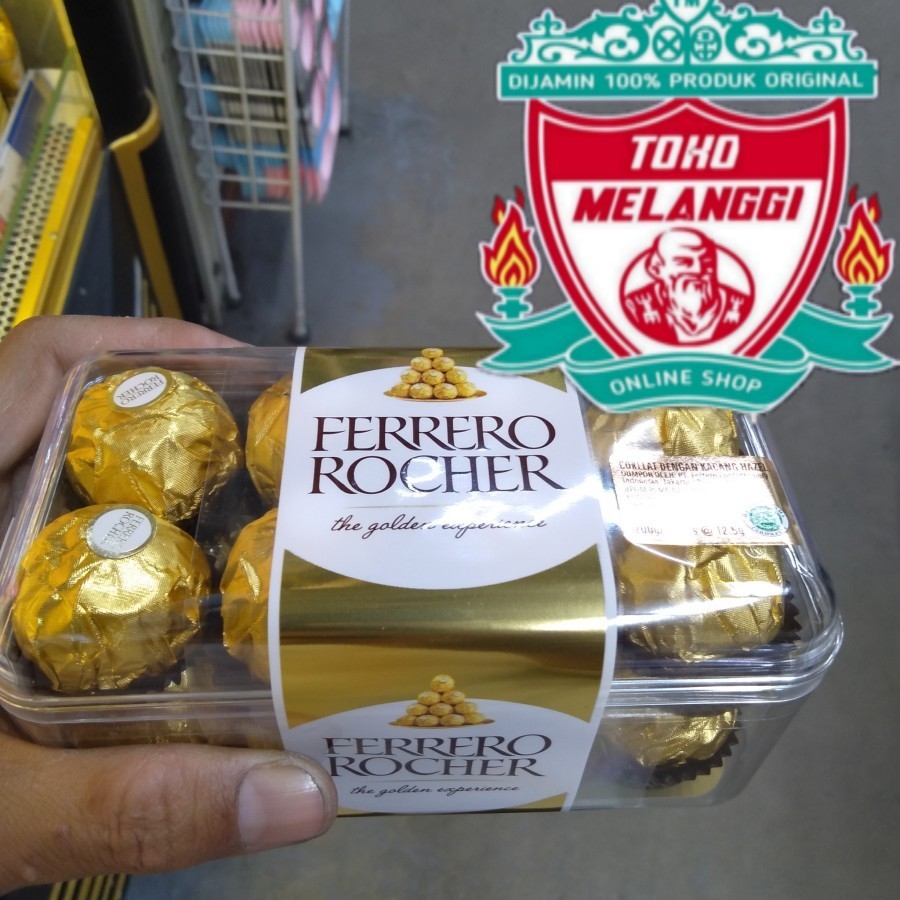 

Ferrero Rocher T-16 | 16 pcs Chocolate Hazelnut | Cokelat | Coklat