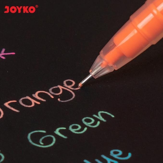 

Color Gel Pen Pena Jel Warna Joyko GPC-299 Premium Color 10Warna 0.5mm