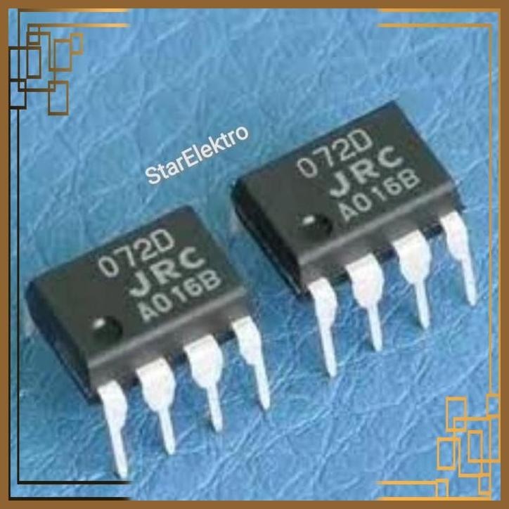 [SRE] JRC072D NJM072D 072D JRC IC DIP-8 LOW NOISE J-FET DUAL AMPLIFIER