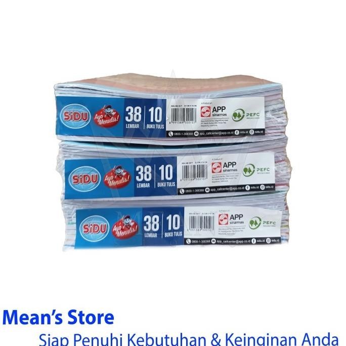 

Buku Tulis Sidu 38 Lembar / Sidu 38 / Buku Tulis 38 Lembar TK SD SMP