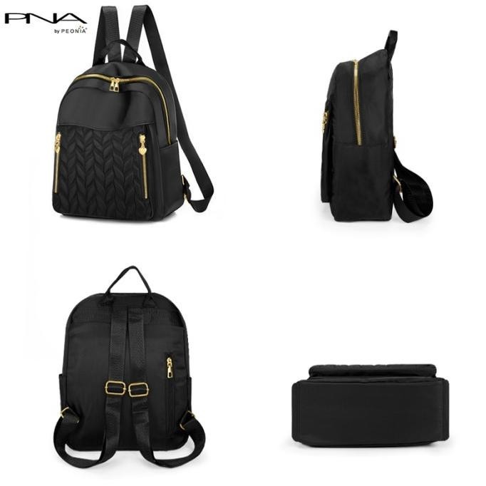 Peonia PNA MIJUNG Ransel Wanita Impor Tas Kantor Sekolah Kuliah